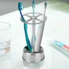 Stainless Bathroom Electric Toothbrush Holder with 4 Slots for Razor,