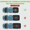 AUTOSAVER88 Soft Tri-fold Truck Bed Tonneau Cover Fits for Toyota