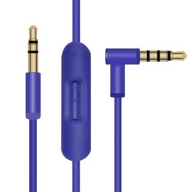 Alitutumao Replacement Audio Cable Solo 4 Headphone Cord with in line Microphone and Control Compatible with Beats by Dr Dre Solo4/3/2 Studio Pro Detox Mixr Executive Pill Wireless Headphones (Purple)