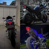 JMTBNO Motorcycle Brake Light Tail Lamp with LED Turn Signals