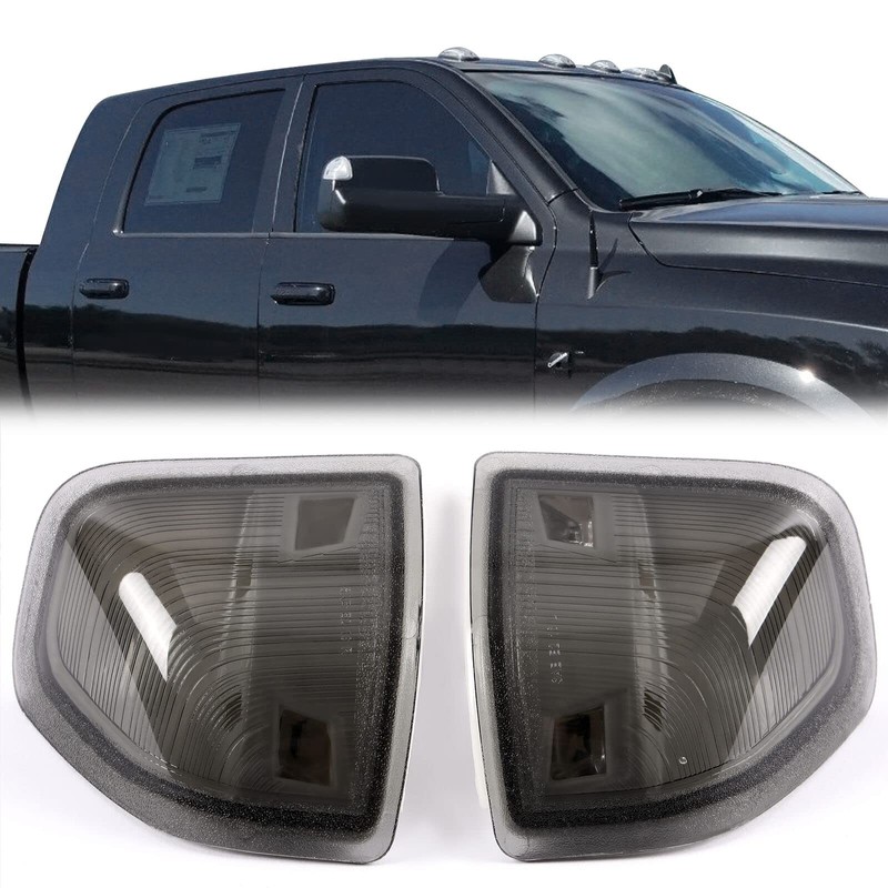 Tow Mirror Turn Signal Indicator Lights For Dodge Ram 2010-2017