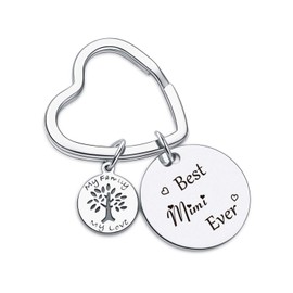 7RVZM Best Mimi Ever Keychain Grandma Keychain Nana Keychain Gigi Gift Grandmother Gift Gigi Jewelry Mother In Law Jewelry Best Mimi Ever Jewelry Mimi Gift Mothers Day Keychain Yaya Gift Mimi Keychain