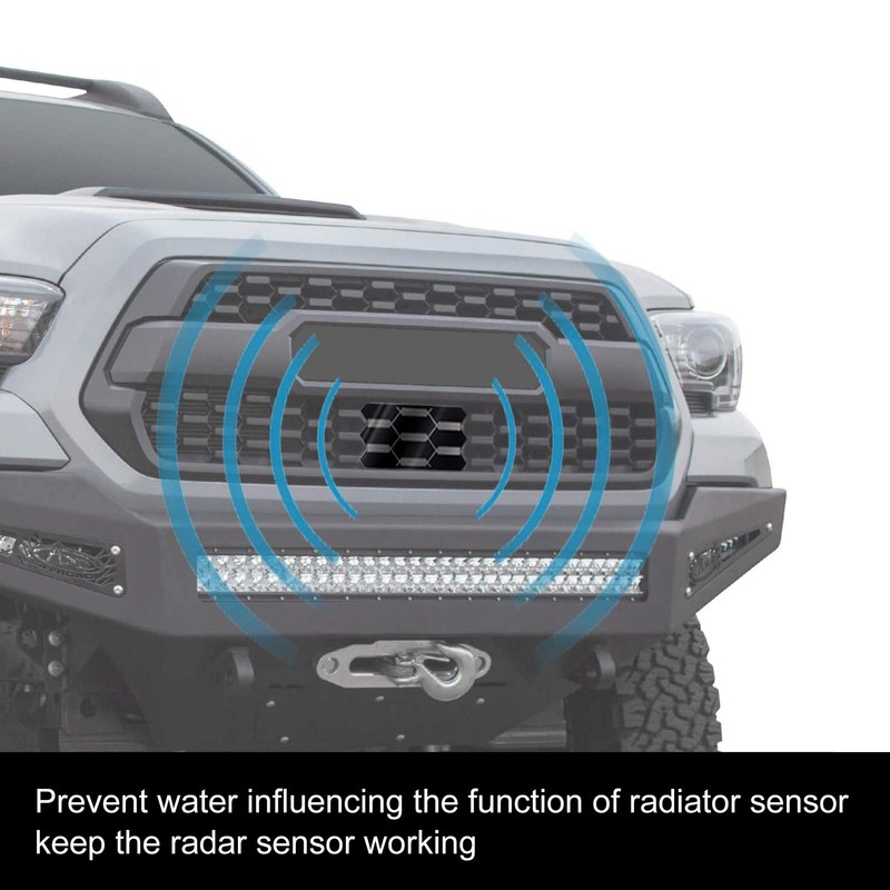 Aramox Grill Garnish Sensor Cover Fit for Tacoma TRD PRO