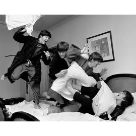 The Beatles Pillow Fight 11 x 14"  Print  Photo