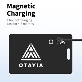 Rechargeable Bluetooth Item Finder Card for Wallet, Keys & Luggage .Lost Wallet Finder, Bluetooth Tracker,Works with Apple Find My