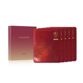 Sooryehan Red Ginseng Wrinkle Mask 30mlx5 sheets / 수려한 레드 진생 주름 마스크 30mlx5매