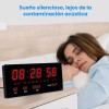 Reloj De Pared Digital Con Termómetro, Alarma Y Calendario
