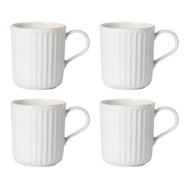 Lenox 893549 French Perle Scallop 4-Piece Mug Set