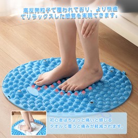 VOXIN Foot Trigger Point Mat, Acupressure Board, Foot Massage, Acupressure Board, Foot Massager Mat, Acupressure Board, Ergonomic, Exercise, Home Use, Acupressure Board, Plantar Acupressure Board