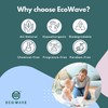 Eco Wave Baby Wipes, 100% Compostable Eco-Friendly Bamboo Wipes, Unscented,