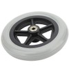 Wheelchair Front Wheels, 7 Inch Front Caster Disabled Anti-Slip Rubber