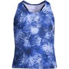Lands' End Traje de baño tankini para niñas, Deep Sea