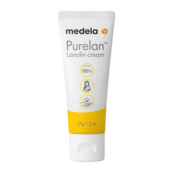 Medela Purelan Lanolin Cream, 1.3 oz (37 g), Nipple Protection, Breastfeeding