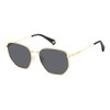 POLAROID PLD 6214/s/x Sunglasses, Gold/Grey, 56