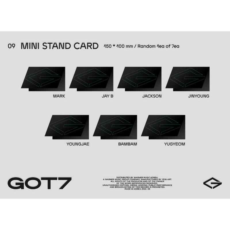 GOT7 - GOT7 Mini Album + Extra Photocards Set (Random