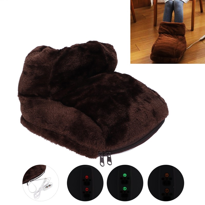 Electric Heated Foot Warmer USB Foot Heat Therapy Wrap Adjustable