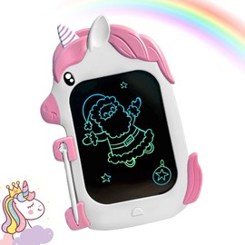 LCD Writing Tablet for Kids Toys 8.5'' Toddler Unicorns Toys Gifts for Girls Age 3-8 Erasable Doodle Board Mess Free Drawing Pad Birthday Gift Ideas Christmas Stockings