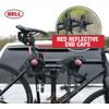 BELL Hitchbiker 450 4-Bike Hitch Rack with Stability, Black