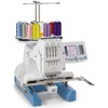 Simthread Embroidery Thread 5500 Yards Electic Blue 420, 40wt 100%