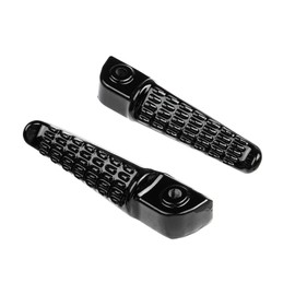 VPZMT Rear Pedal Footrests Foot Pegs Fits for Kawasaki Ninja ZX-6R ZX-9R ZX10R ZX12R ZX636 EX650 650R KLE650 VERSYS ER6N Z750/Z750S Z1000 Z1000SX ZZR1200 GTR1400 ZZR1400 ZX14 ZX-14 (black-2)