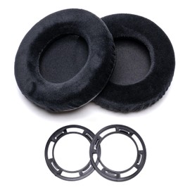 Voarmaks Smooth Velour Ear Pads Pure Wool Headband Cushion Cover Refresher Kit Compatible with Hifiman SUNDARA HE400 HE400SE 400I 400S HE560 560I HE500 300 350 HE3 5 6 Headset (Black Refresher Kit)