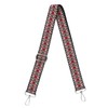 sourcing map Purse Strap Replacement, 27.5-53inch Adjustable Polyester Stylish 1.5inch Wide Crossbody Shoulder Strap for Handbag Guitar(Red, Silver Buckle)