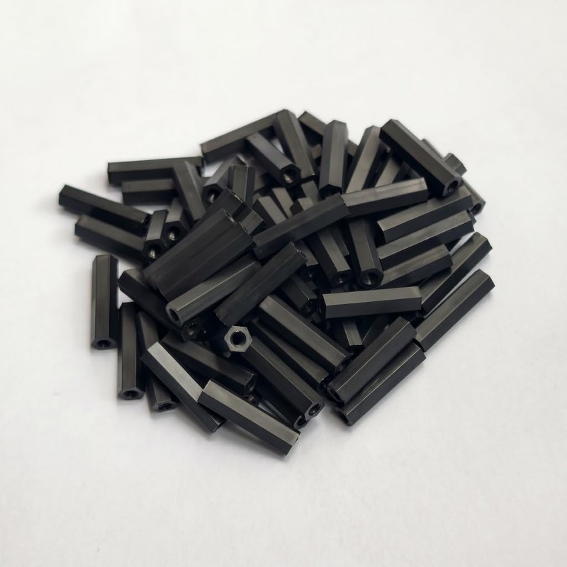 NACX M2.5 x 20mm Nylon Hex Coupling Nuts – Lightweight