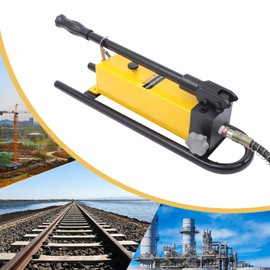 Manual Hydraulic Pump 70Mpa High-pressure Hydraulic Power Pack Pump Hand Separate Hydraulic Tool for Punching Mchine Cutting Mchine,1500CC Capacity,Use with Various of Split Products