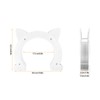 Cat Door Interior CatHead Shaped Plastic Cat Pass Through Door