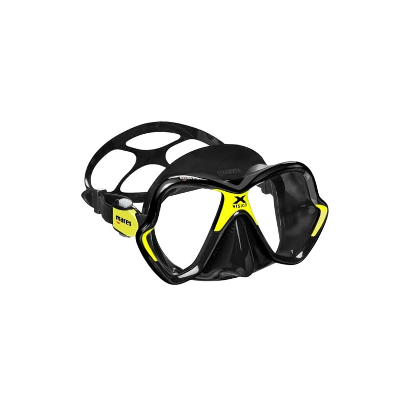 Mares X-Vision Diving Mask (Black/Yellow, BX)