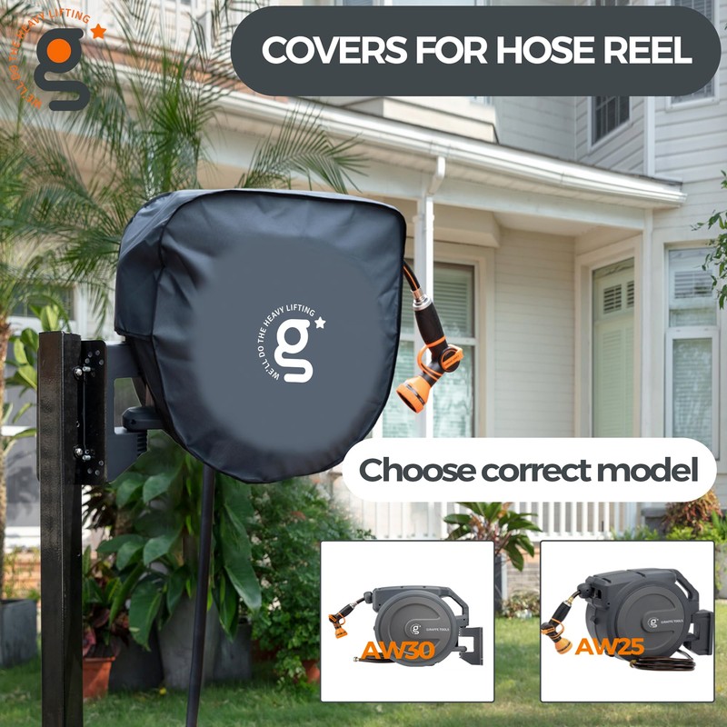 Giraffe Tools AW30/ AW25 Garden Hose Reel Cover UV Resistant,