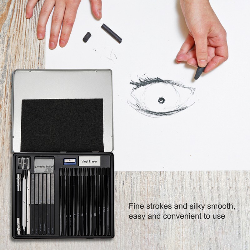 32Pcs Sketch Pencil Set Beginner Painting Tool Art Supplies with