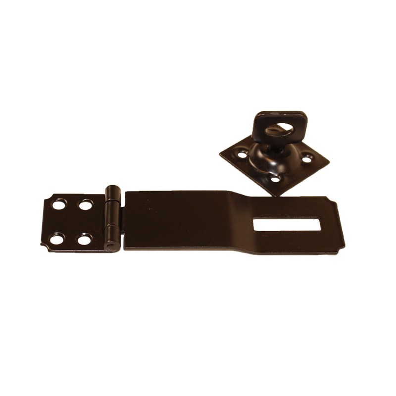 Shed Swivel HASP 4.5", Door HASP Black