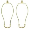 Zorveiio 9 Inch Heavy Duty Lamp Harps, 2 Set, Polished