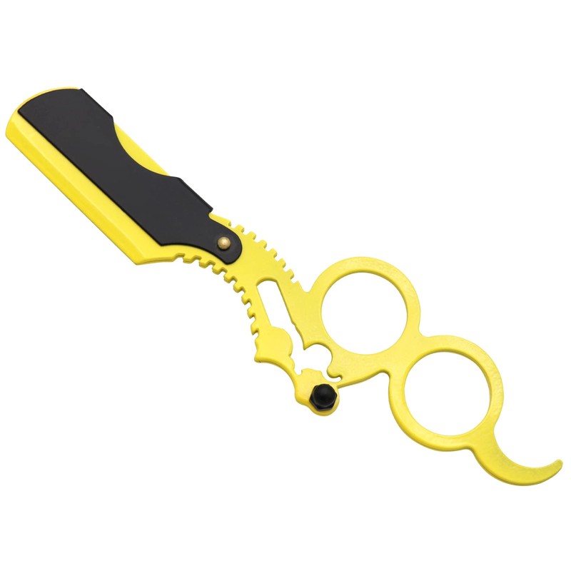 Universal Replaceable Half Blade Straight Razor with 100 Blades, Professional