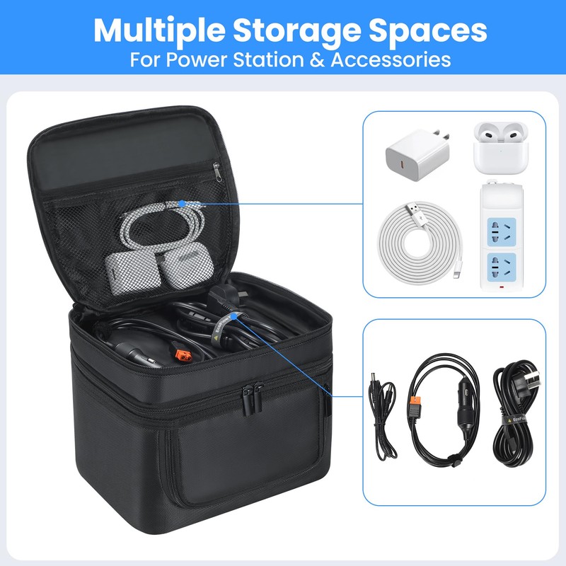 Speqerk Generator Cover Compatible with ECOFLOW River 2, Soft Carrying