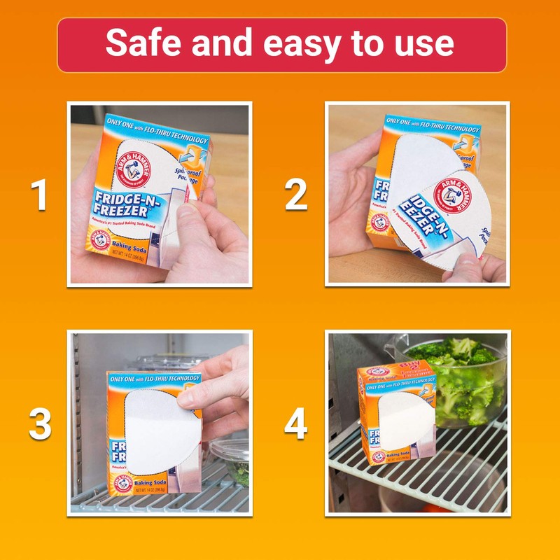 Arm & Hammer - 1155 Fridge-N-Freezer Baking Soda, 14 oz,