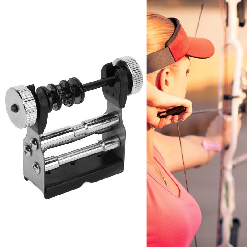 Archery Bowstring Serving Thread Jig Silicone and Metal Buckle Design