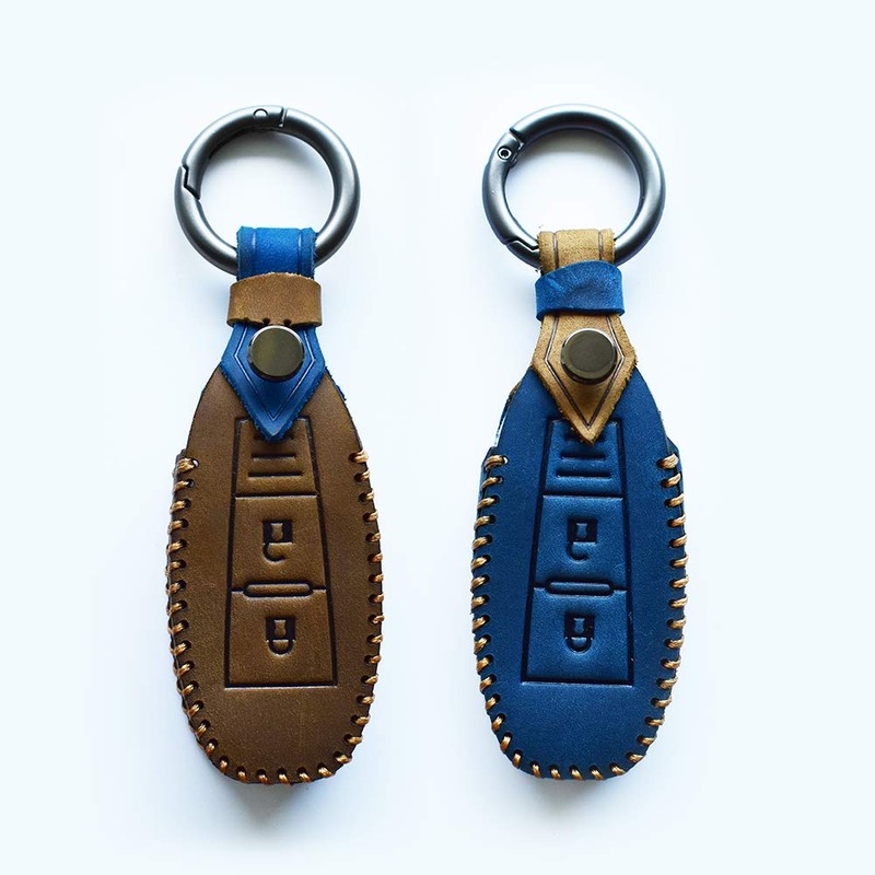 [SANRILY] Suzuki SX-4 S-CROSS Smart Key Case, Leather, Key Cover,