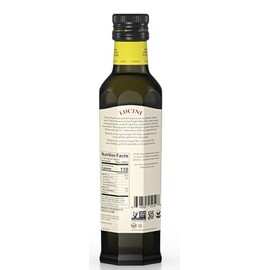 Lucini Italia Delicate Lemon Extra Virgin Olive Oil - EVOO Infused with Fresh Lemon - Olive Oil for Marinade, Grilling, Roasting, Baking - Non-GMO Verified, Whole30 Approved, Kosher, 250mL (Pack of 6)