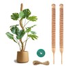 2 Pack Bendable Moss Pole 28 Inch, Monstera Plant Support