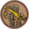 Zeus Patrol Patch - 2" Diameter Round Embroidered Patch (Sew-on)