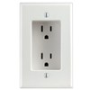 Recessed Duplex Receptacle Outlet Two 15 AMP/ 120V Outlets Recessed