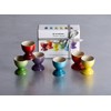 Le Creuset Stoneware Rainbow Egg Cups, Set of 6, Cerise,