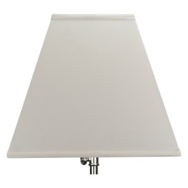 FenchelShades.com 7" Top Dimension x 14" Bottom Dimension 12" Slant Height Fabric Square Lampshade Spider Attachment (Cream)