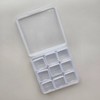 9-hole individual transparent case accessories beads nail parts cubic 3ea