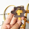 HOKABLE Pet Turtle Leather Harness and Leash - Adjustable Control