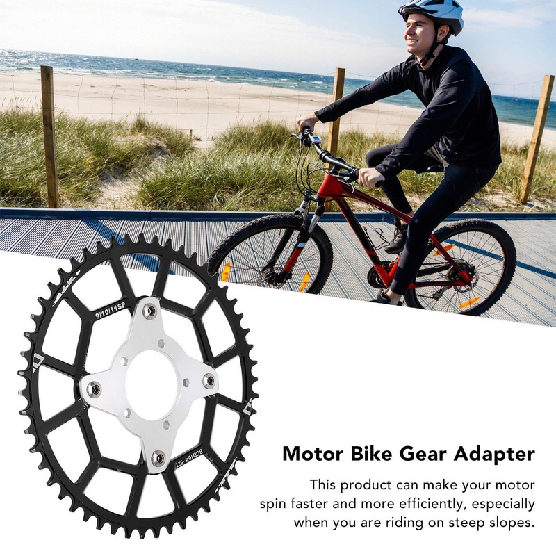 52T 104BCD Sprocket Spider Adapter Aluminium Alloy High Hardness Drive