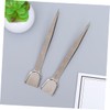 Hohopeti 2pcs Professional Jewelry Tool Tweezers with Spatula for Rhinestone