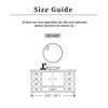 Sunniry Black Circle Mirror, Round Bathroom Mirror 20 inch, Round